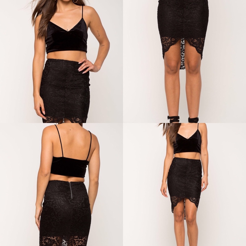 NWT lace bodycon skirts BUNDLE!